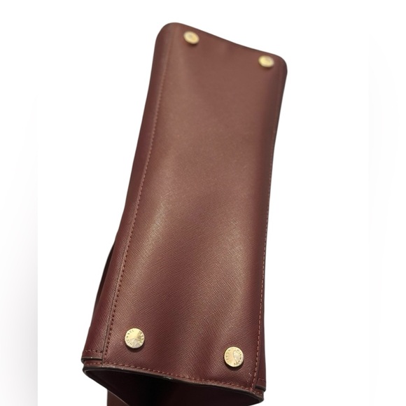 Michael Kors Burgundy Large Saffiano Leather Satchel - Picture 6 of 13